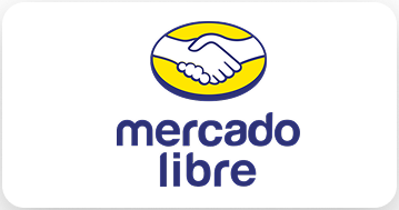 LOGO DE MERCADO LIBRE CON FONDO BLANCO
